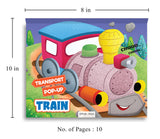 Pop-up Transport - Train - Gorgeously Illustrated Pop-up Book For Children - Learn About The World Of Trains and What All They Do - Retail Maharaj