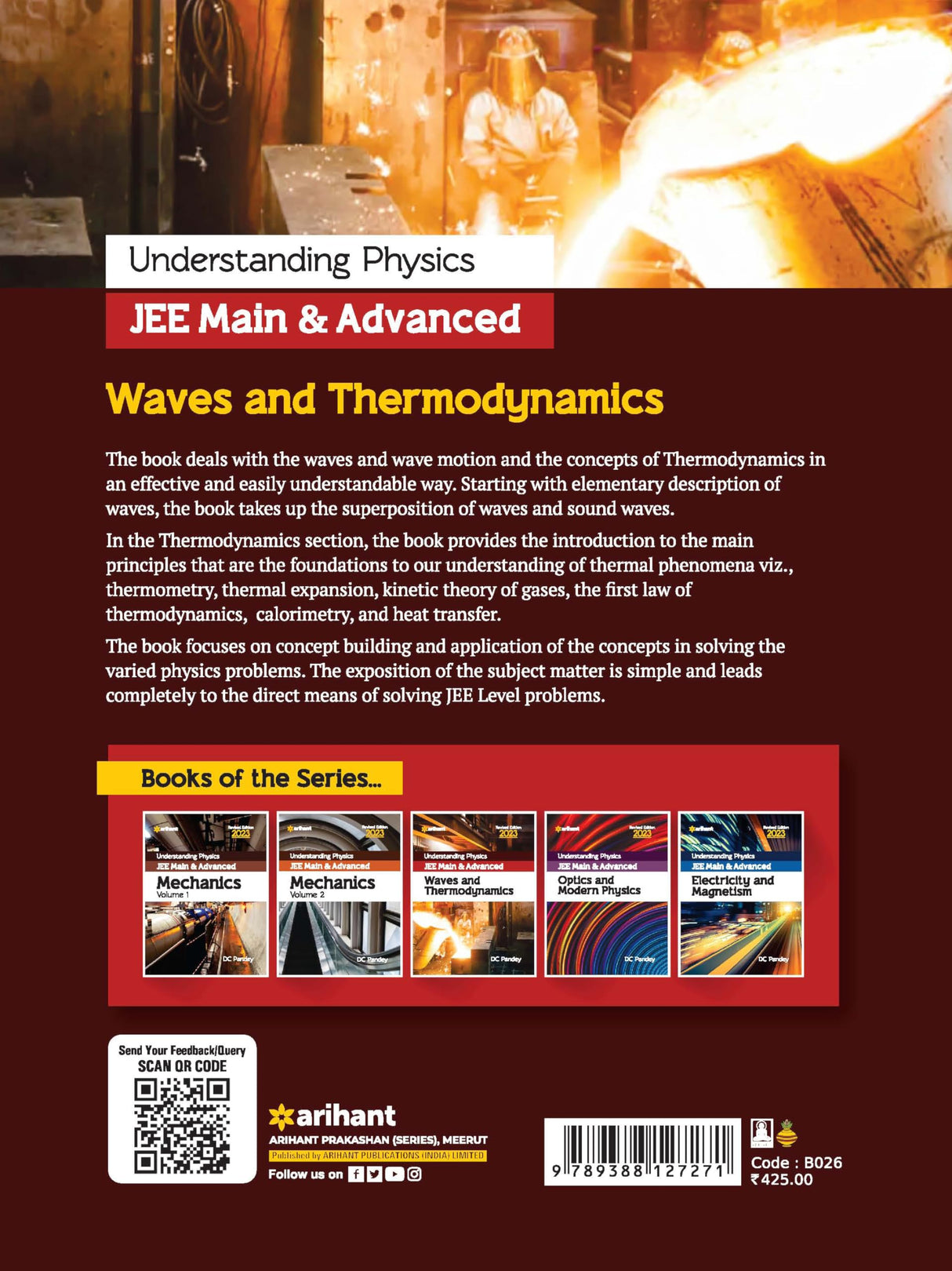 Understanding Physics JEE Main and Advanced Waves and Thermodynamics 2023-24 - Retail Maharaj