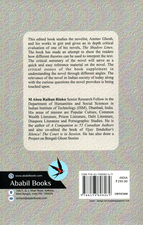 STUDIES IN AMITAV GHOSH'S THE SHADOW LINES - Retail Maharaj