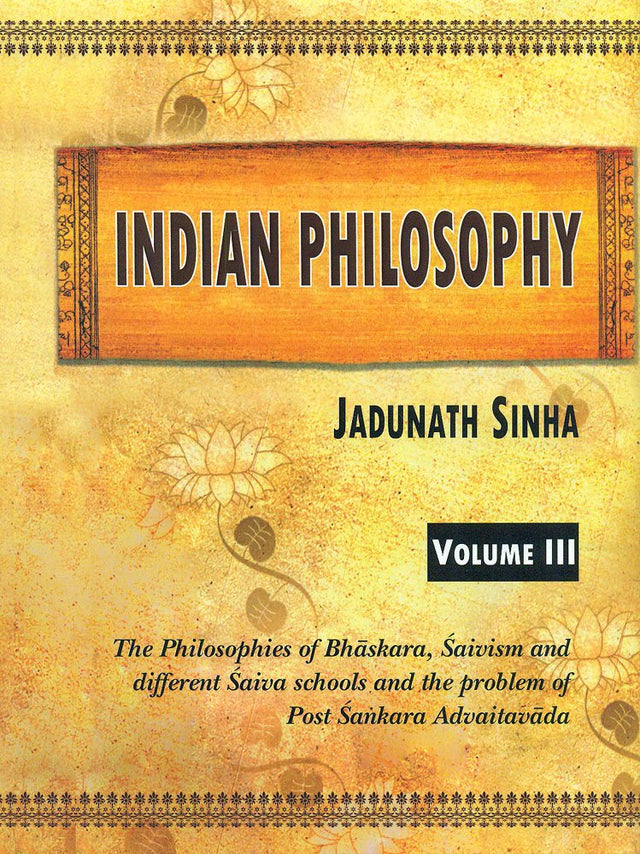 Indian Philosophy - Vol. 3 - Retail Maharaj