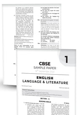 Educart CBSE Class 10 ENGLISH LANGUAGE and LITERATURE Sample Papers 2023 (With Exclusive Topper Answers and Marks breakdown 2022-23) - Retail Maharaj