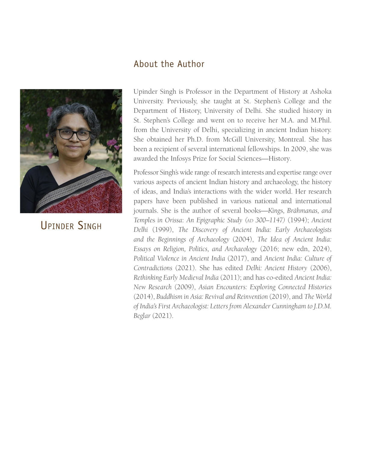 A History of Ancient and Early Medieval India, From the Stone Age to the 12th Century by Upinder Singh, 2nd Edition