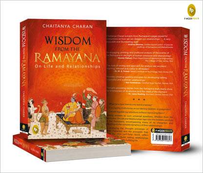 Wisdom From The Ramayana: On Life and Relationships by Chaitanya Charan - Powerful Spiritual Guidance for Personal Growth | Timeless Wisdom | Spiritual Insights | Ramayana | Philosophical Guidance | Ancient Indian Wisdom | Rich Tapestry of Indian Literatu