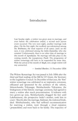 Widows of Colonial Bengal: Gender, Morality and Cultural Representation