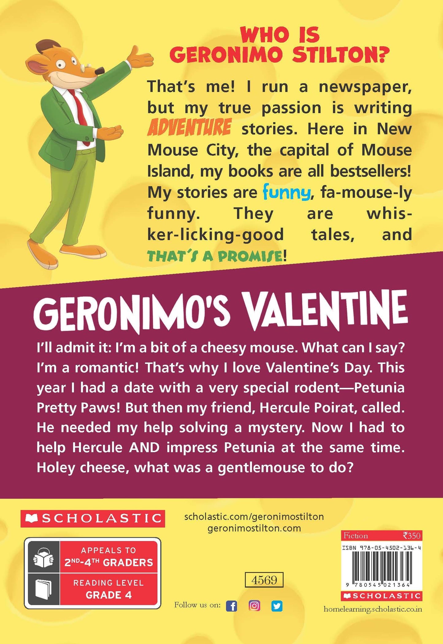 GERONIMO STILTON # 36 GERONIMOS VALENTINE