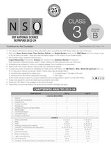 MTG NSO Class-3 Olympiad 10 Previous Years Papers (2023-2019 Set A & B) Science with Mock Test Papers - Sample OMR Sheet with Chapterwise Analysis | SOF Olympiad Books For 2024-25 Exam [Paperback] MTG Editorial Board - Retail Maharaj