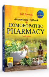 DD Banerjee Augmented Textbook of Homoeopathic Pharmacy (4th Edition) In Accordance with CBDC Syllabus - Retail Maharaj