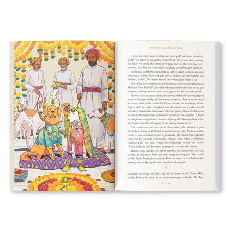 Fascinating Maharajas of India: Twenty-Five Princely States and Their Extraordinary Stories | History of British India | Covers Major Kingdoms Like Gwalior, Travancore, Jaipur, Cooch Behar, Patiala and Hyderabad | Colorful Illustrations | Ages 10 + - Retail Maharaj