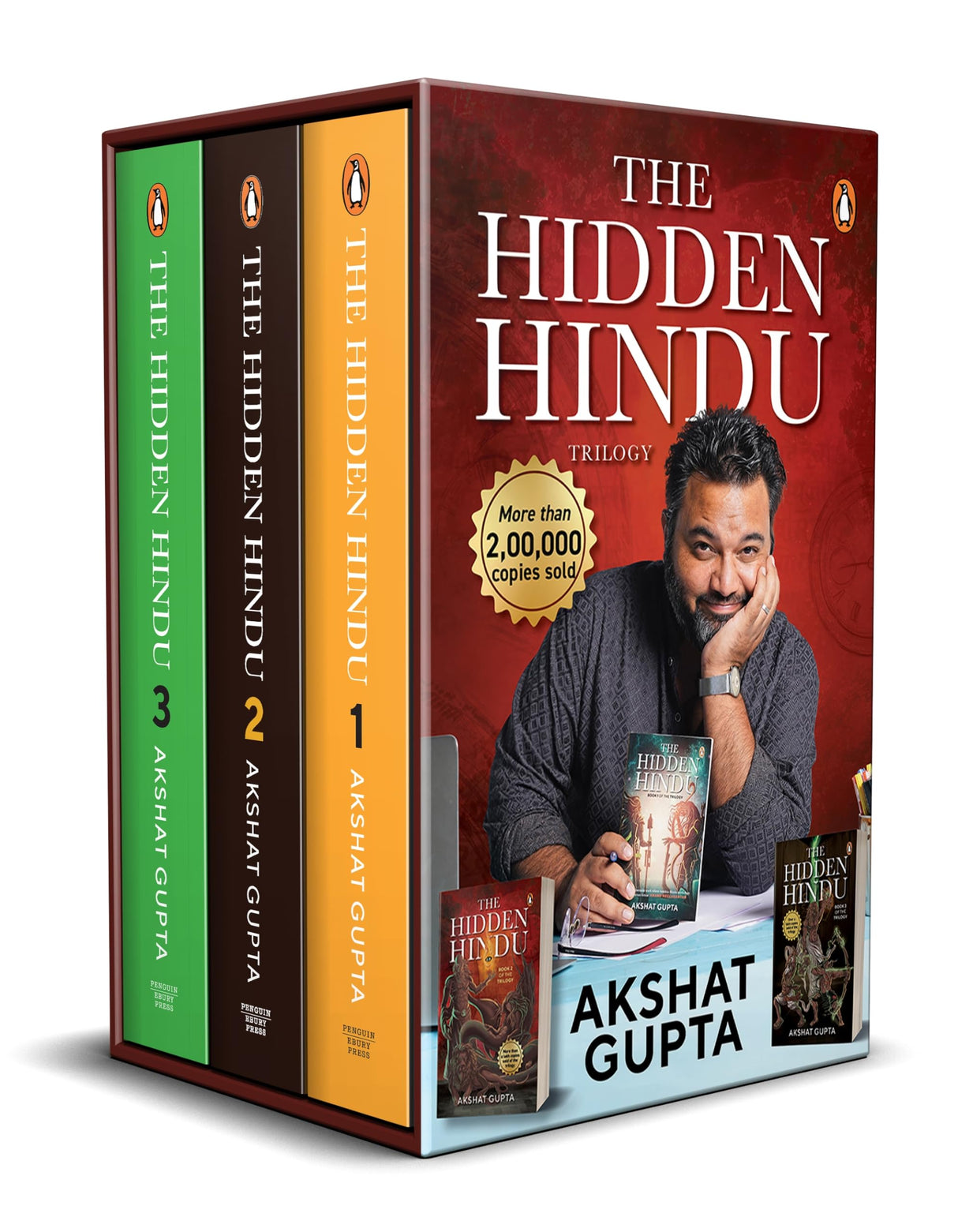 The Hidden Hindu Trilogy: A Mythological Adventure (Set of 3 books ) | Complete Boxset of Epic Tales and Mysteries | Perfect for Fans of Mythology and Spirituality - Retail Maharaj