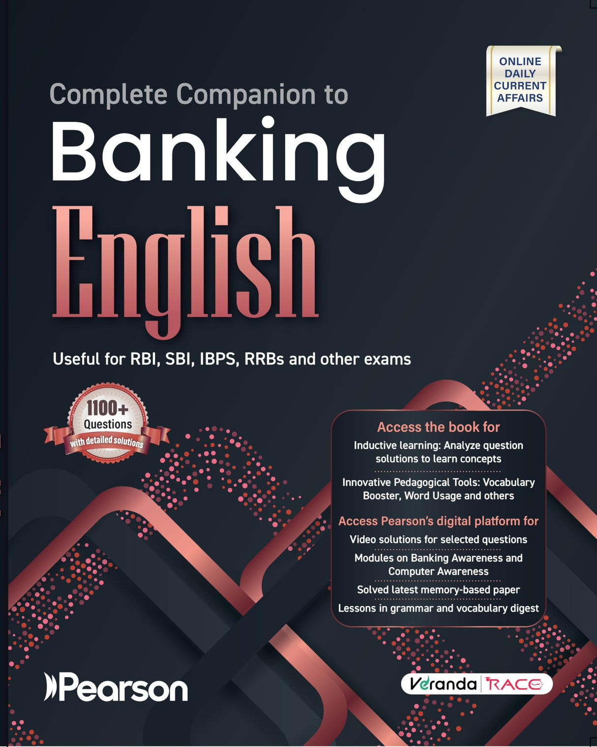 Pearson 2026 Complete Companion to Banking English|Online module- Banking Awareness, Static GK, current affairs articles, quizzes, and Computer Awareness, useful for RBI, SBI, IBPS, RRB - Retail Maharaj
