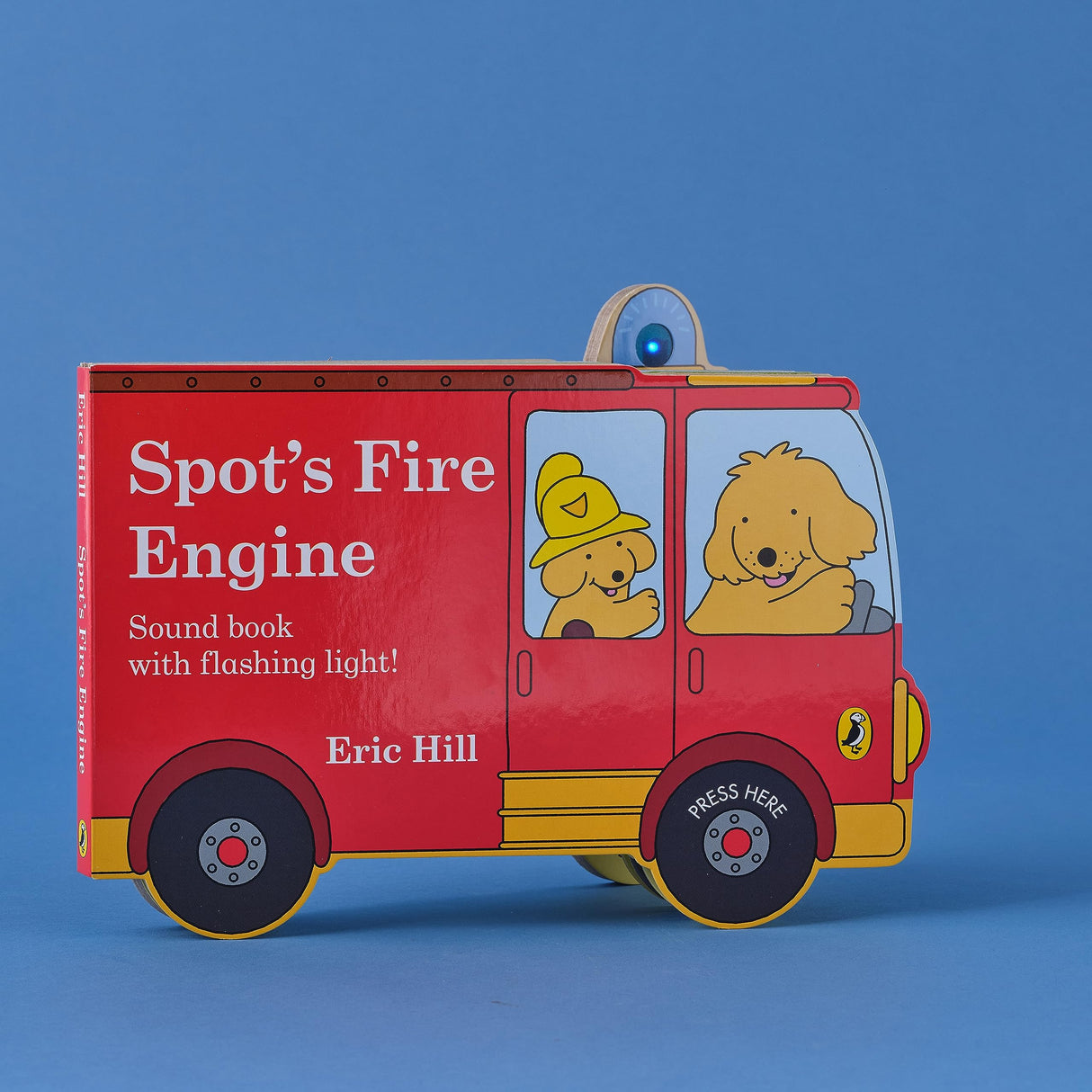Spot's Fire Engine: Shaped Book with Siren and Flashing Light! - Retail Maharaj