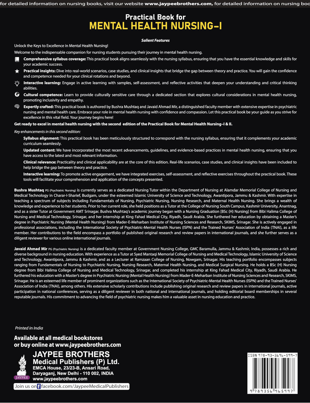 Practical Book for Mental Health Nursing-I