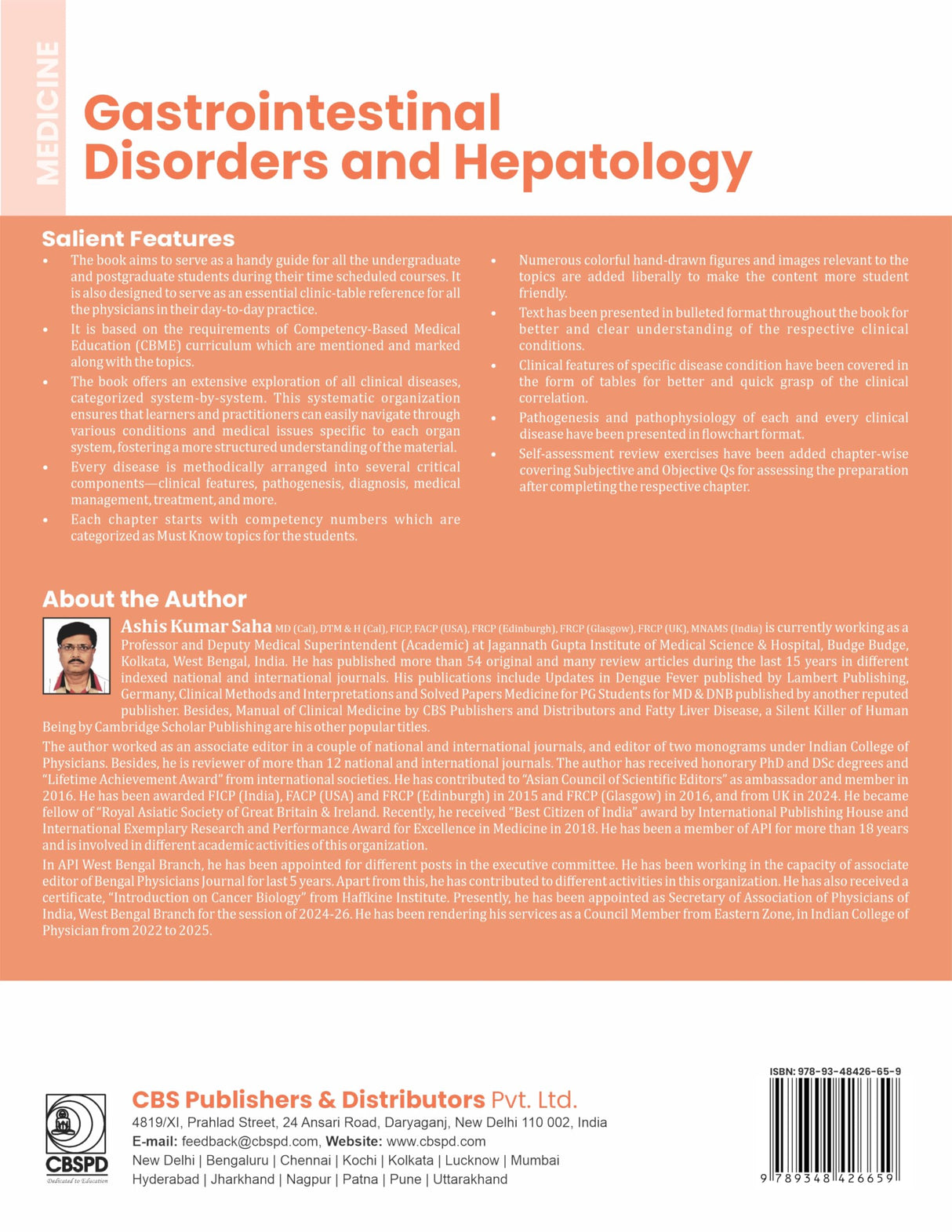 MEDICINE GASTROINTESTINAL DISORDERS AND HEPATOLOGY (PB 2025) (ISBN - 9789348426659 )