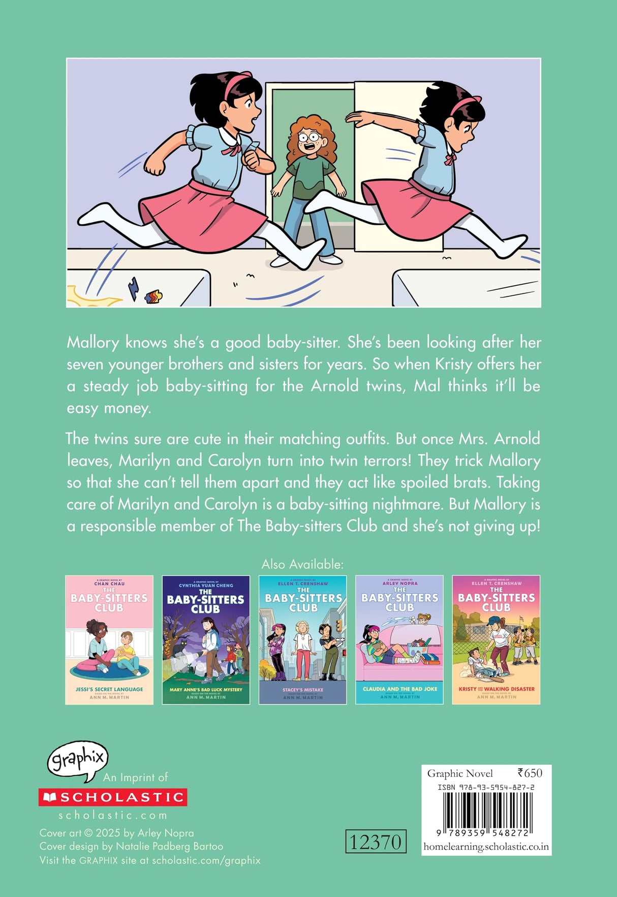 The Baby-Sitters Club Graphic Novel #17: Mallory And The Trouble With Twins - Retail Maharaj