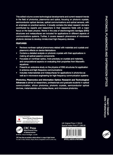 Photonics, Plasmonics and Information Optics - Retail Maharaj