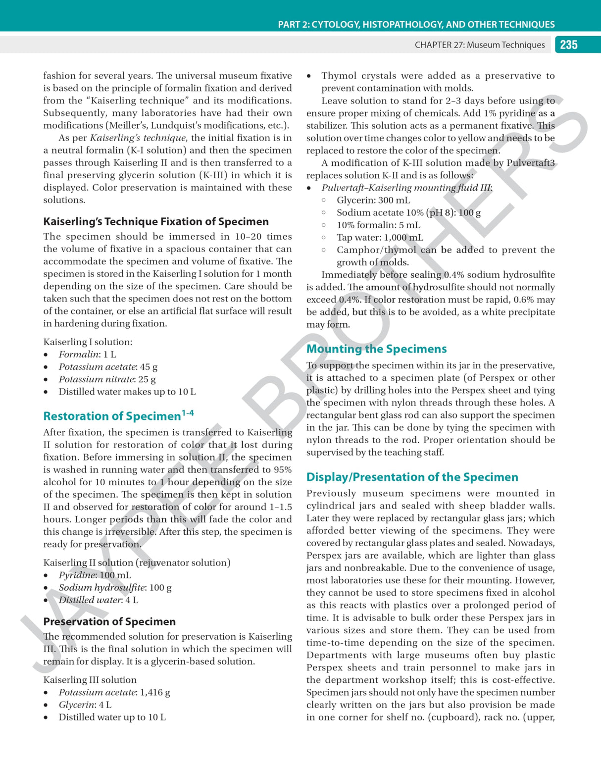 PRINCIPLES & INTERPRETATION OF LABORATORY TECHNIQUES IN PATHOLOGY