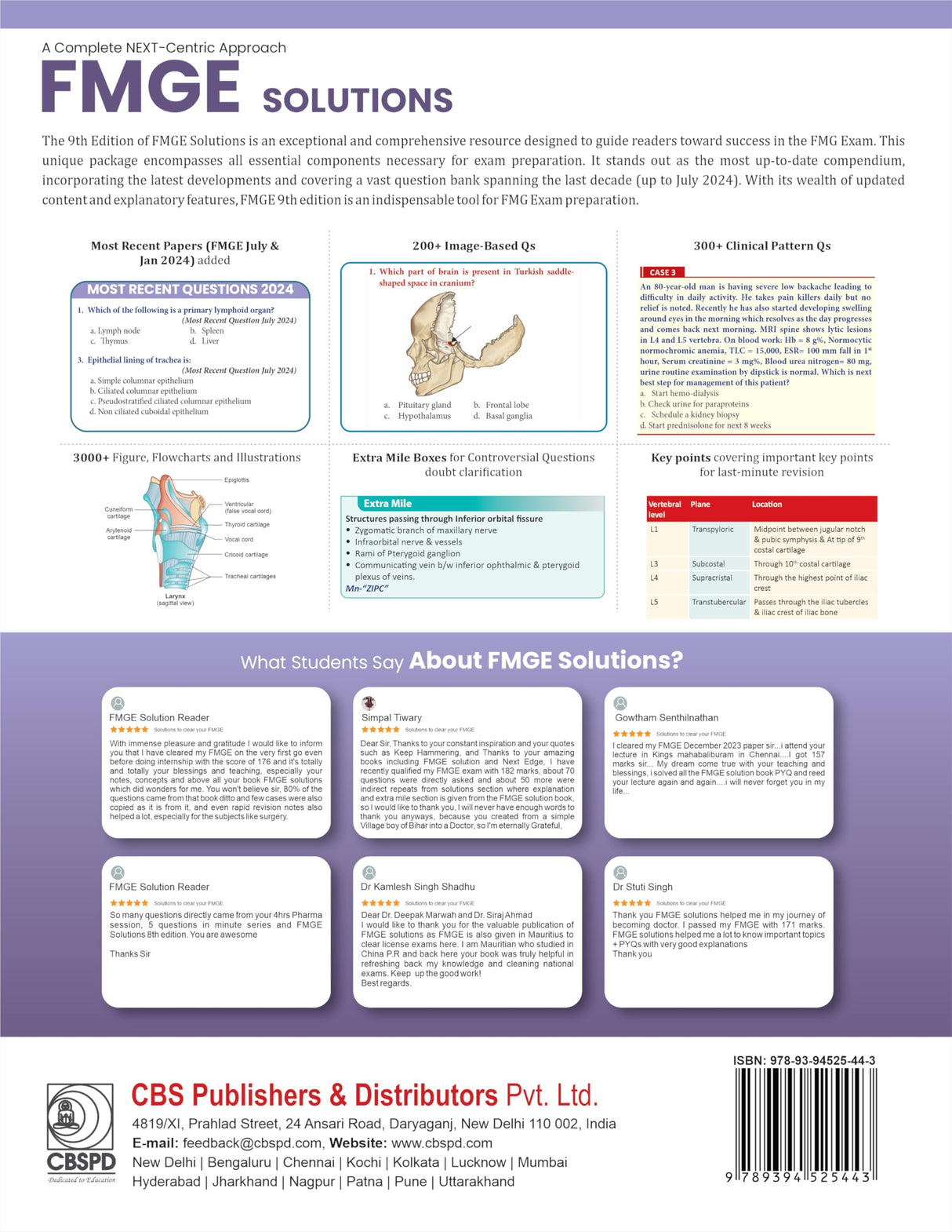 A Complete Next Centric Approach Fmge Solutions For Foreign Medical Graduates Appearing For Indian Medical Registration 9Ed (Pb 2025)