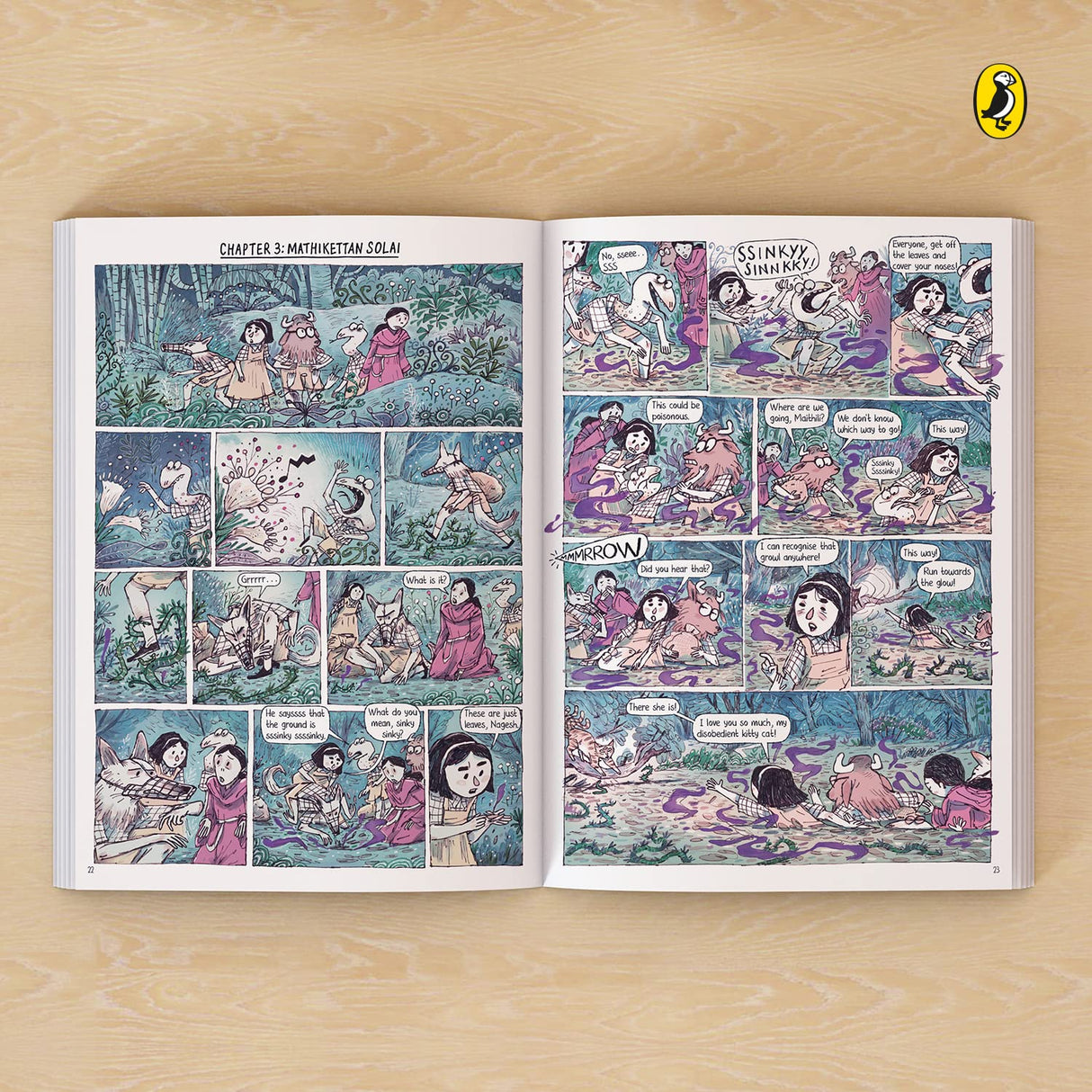 Maithili and the Minotaur - Forest of Forgotten Fears: (Book 2 in an Outlandish Graphic Novel Series) - Retail Maharaj