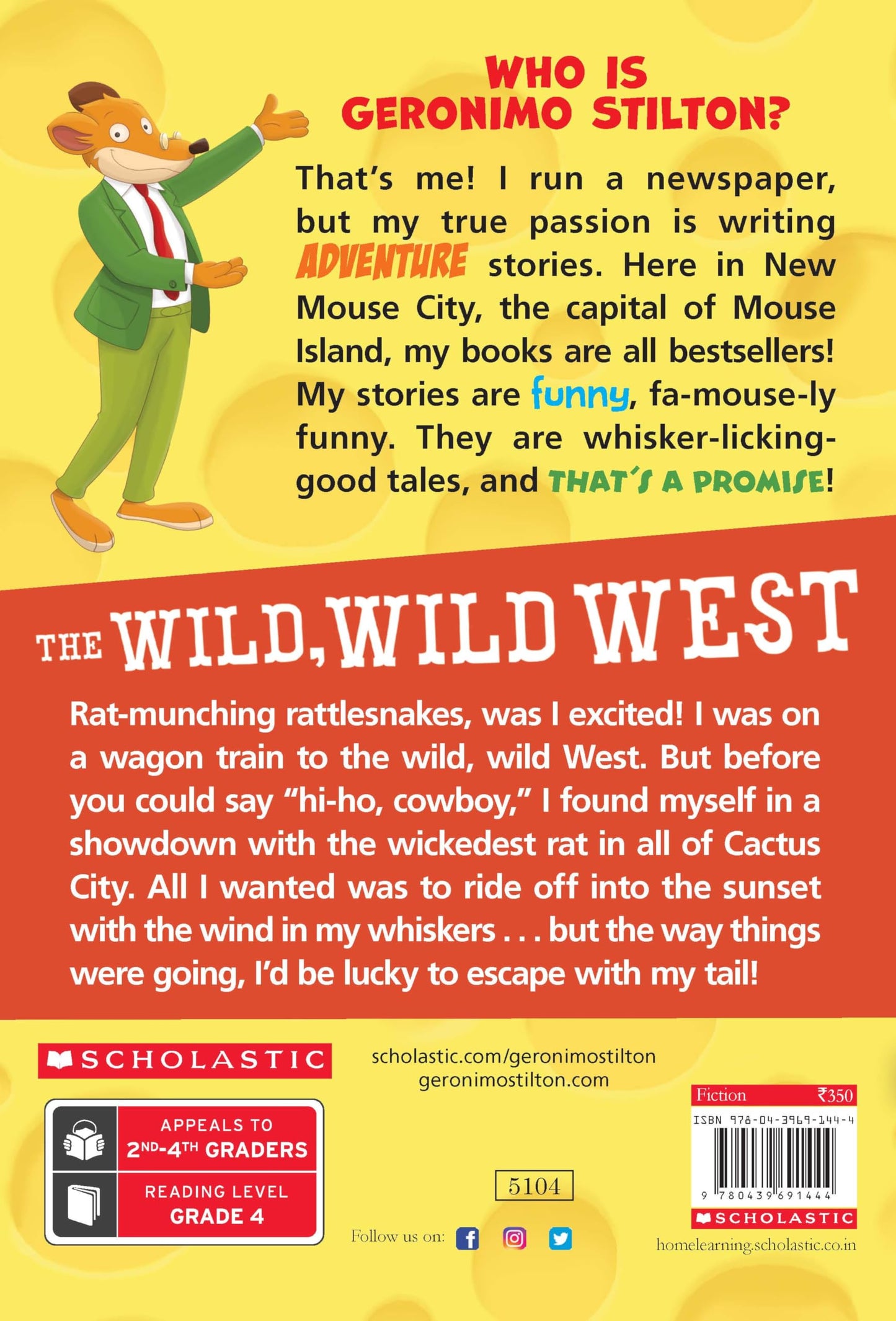 GERONIMO STILTON # 21 THE WILD WILD WEST