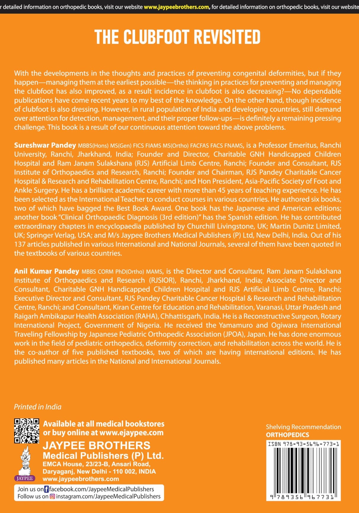 THE CLUBFOOT REVISITED