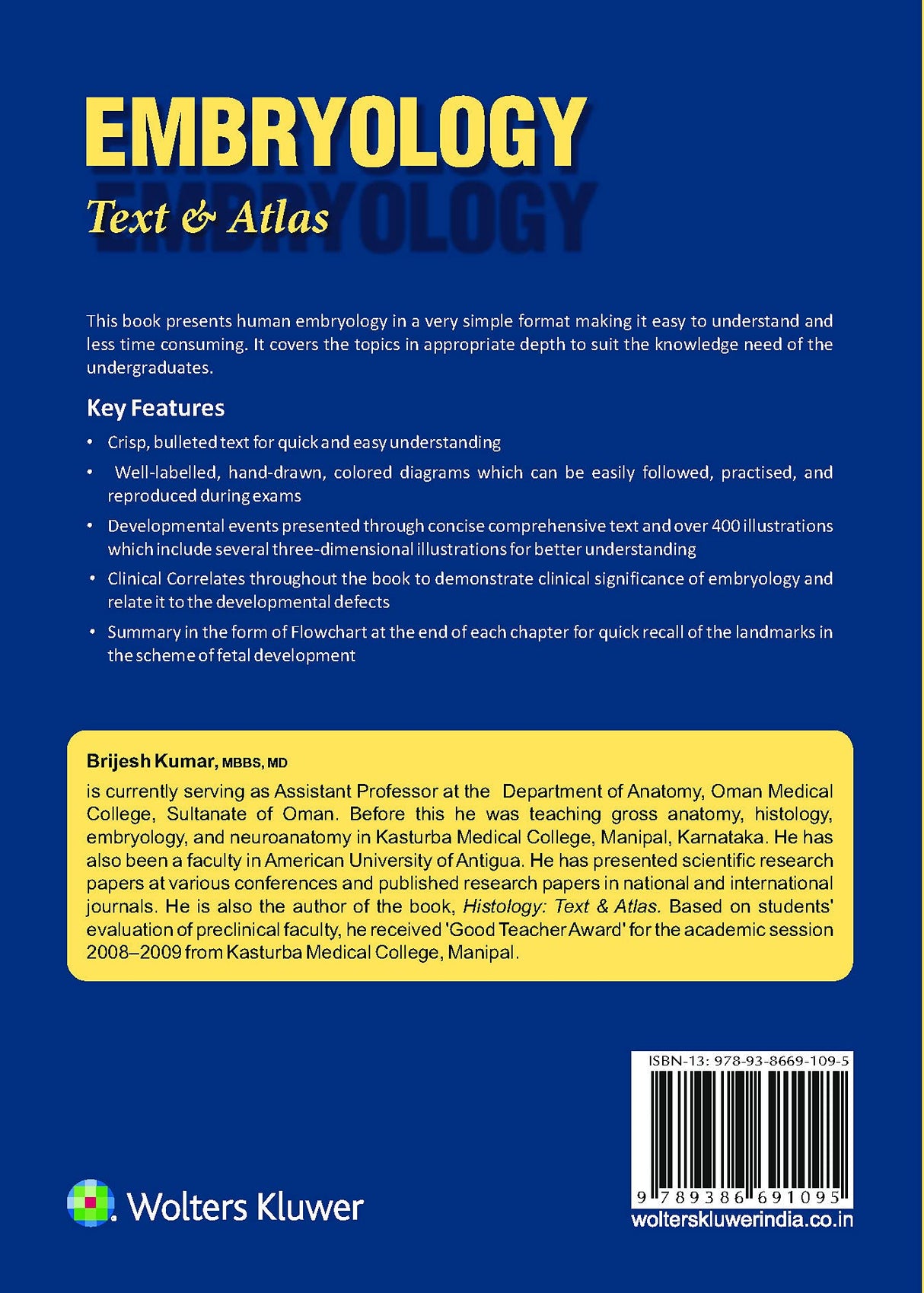 Embryology: Text & Atlas