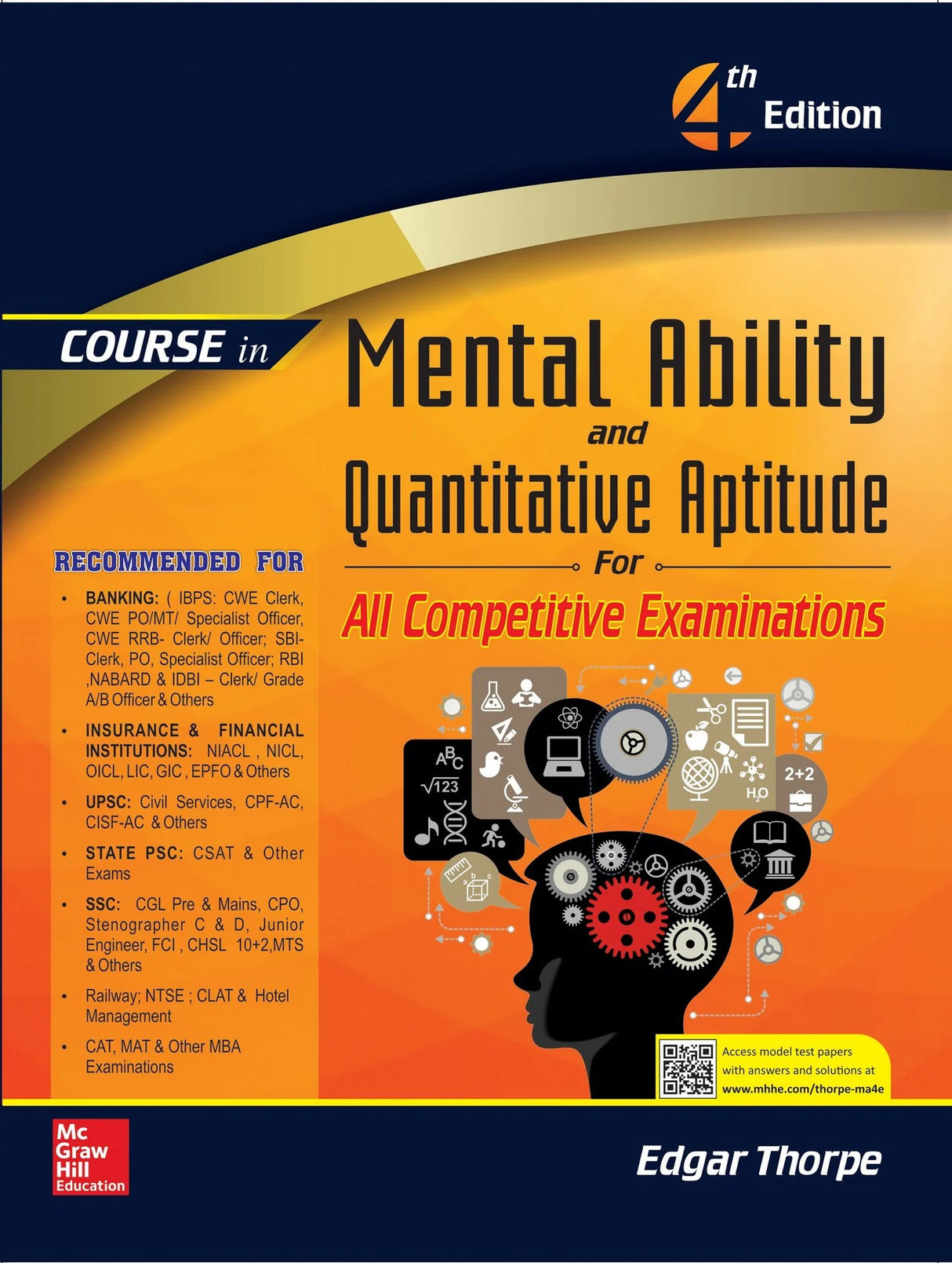 Course In Mental Ability And Quantitative Aptitude For All Competitive Examinations (4th Edition) - Retail Maharaj