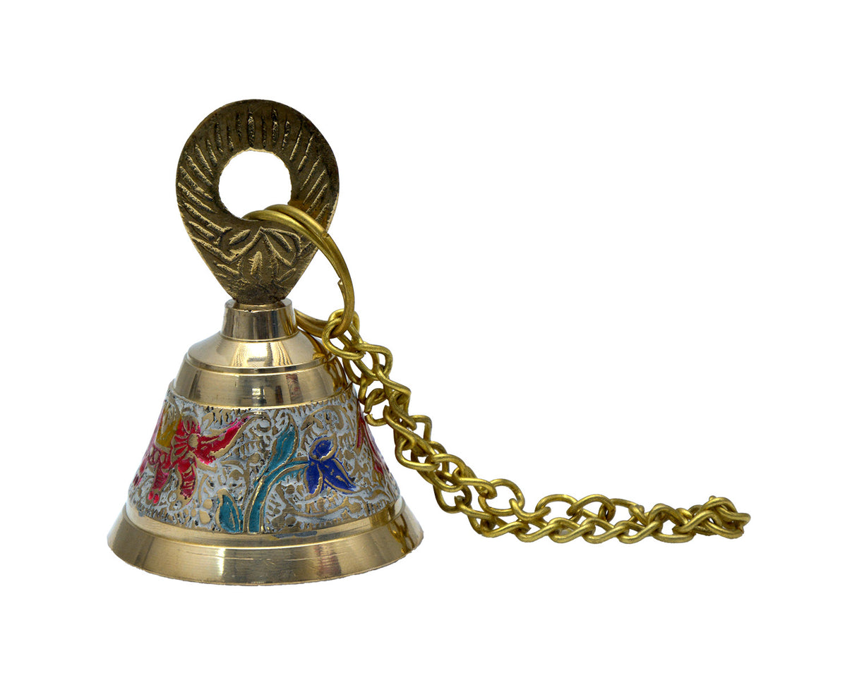 Hanging Brass Bell – Classic Design for Spiritual & Decorative Use