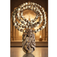 Shri Ram Bhakt Hanuman Ji Tulsi Locket Mala with 108 Ram Beads – Sacred Spiritual Necklace for Devotion and Pooja - Retail Maharaj