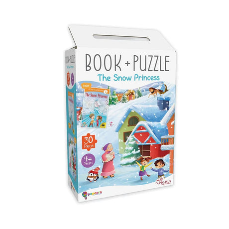 The Snow Princess - Book + 30 Piece Jigsaw Puzzle - Retail Maharaj