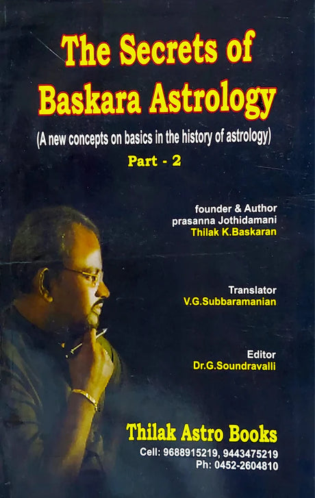 The Secrets Of Baskara Astrology (Part-2) [English] By Prasanna Jothidamani K Baskaran - Retail Maharaj