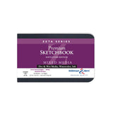 Stillman Birn Zeta Series Extra Heavyweight Smooth Paper Sketchbook Open Stock