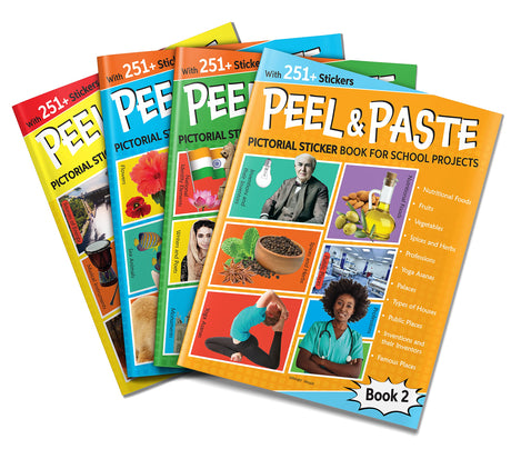 Peel & Paste - Pictorial Sticker Book For School Projects - Book 2 - Retail Maharaj