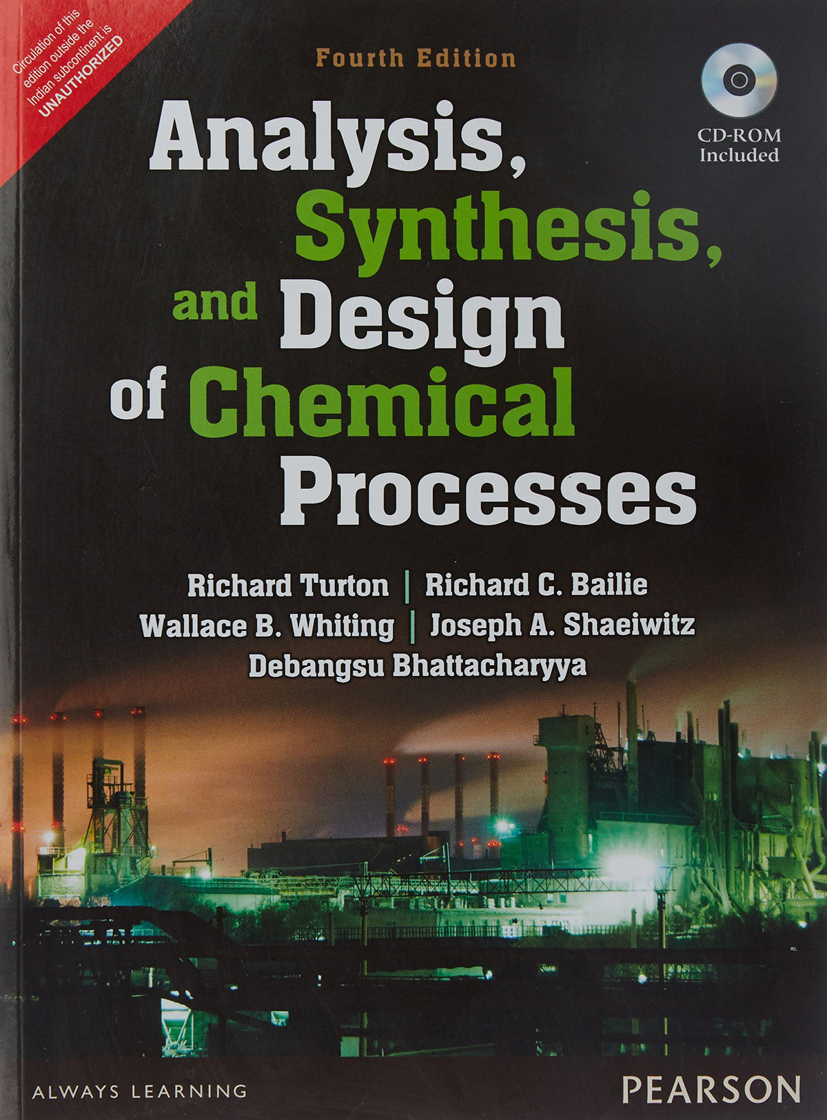 Analysis, Synthesis and Design of Chemical Processes 4e