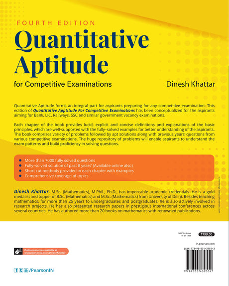 Quantitative Aptitude for Competitive Examinations, 4e - Retail Maharaj