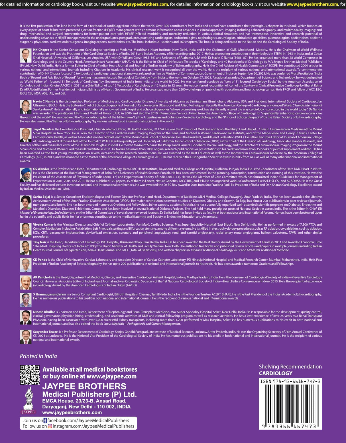 ADVANCES IN HFPEF MANAGEMENT (AHM) (CKM NAVIGATION) A TEXTBOOK OF CARDIOLOGY