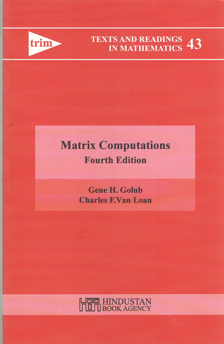 Matrix Computations (4/E) - Retail Maharaj