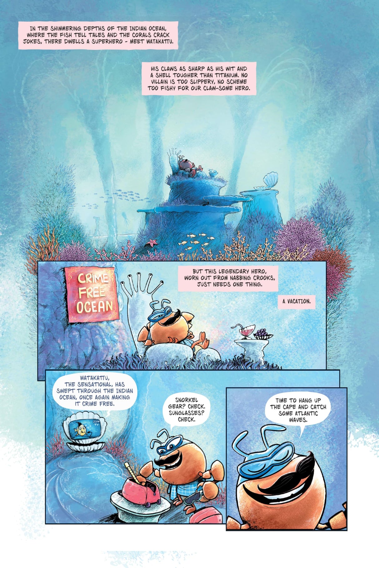 Alpha Comics | Combo 1 of Watakattu Series Issue 1-4 | Age 3-15 | English | Graphic Novel | New Release | Paperback - Retail Maharaj