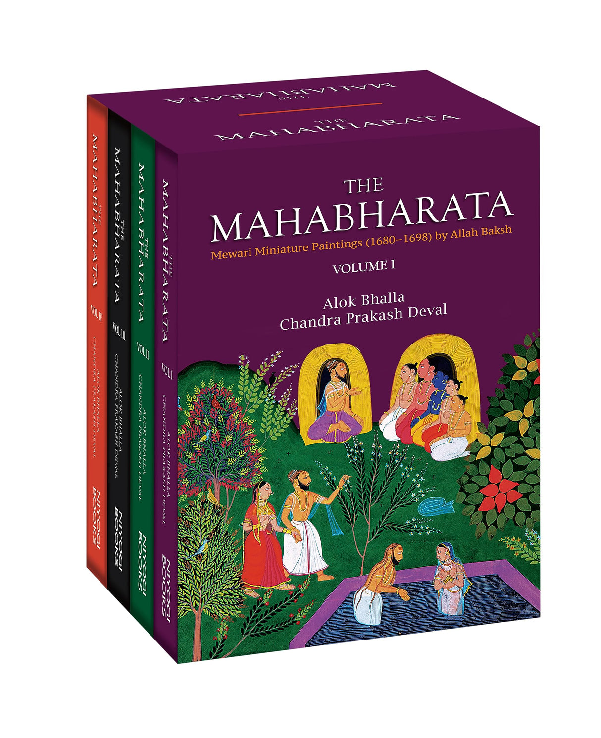 The Mahabharata: Mewari Miniature Paintings (1680-1698) - Retail Maharaj