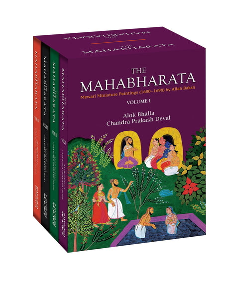 The Mahabharata: Mewari Miniature Paintings (1680-1698) - Retail Maharaj