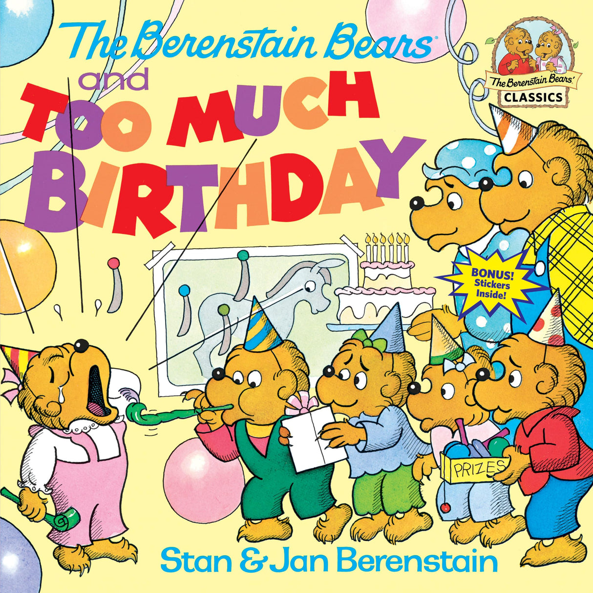 The Berenstain Bears and Too Much Birthday (First Time Books) - Retail Maharaj