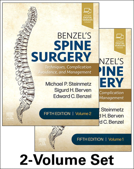 BENZEL'S SPINE SURGERY, 2-VOLUME SET: TECHNIQUES, COMPLICATION AVOIDANCE AND MANAGEMENT 5TH EDITION - Retail Maharaj