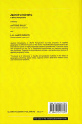 Applied Geography: A World Perspective (The GeoJournal Library)(Special Indian Edition/ Reprint Year- 2020) [Paperback] Antoine Bailly Et.al and Lay James - Retail Maharaj