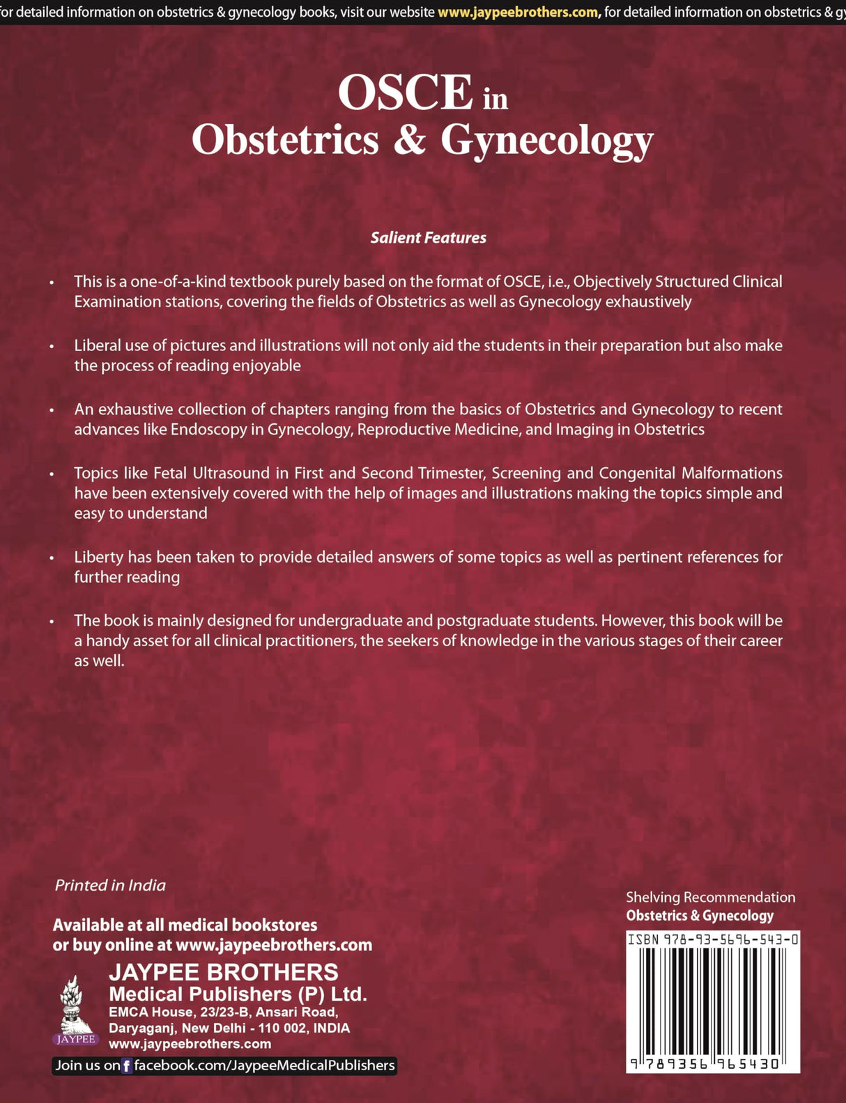 OSCE IN OBSTETRICS & GYNECOLOGY
