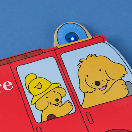 Spot's Fire Engine: Shaped Book with Siren and Flashing Light! - Retail Maharaj