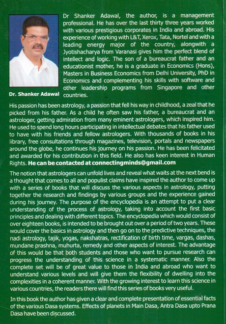 Encyclopedia of Vedic Astrology: Dasa Systems [English] By Shanker Adawal - Retail Maharaj
