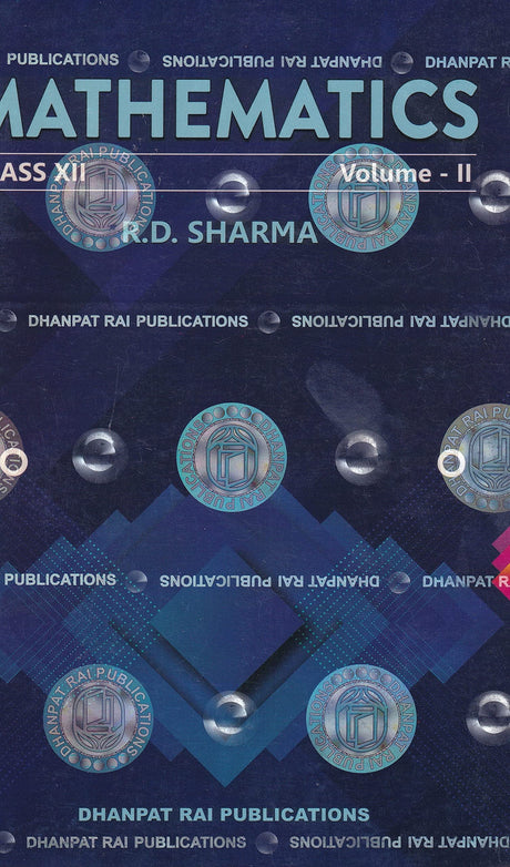 R D Sharma Mathematics for Class 12 (Set of 2 Vol.) - CBSE Examination 2023-24 - Retail Maharaj