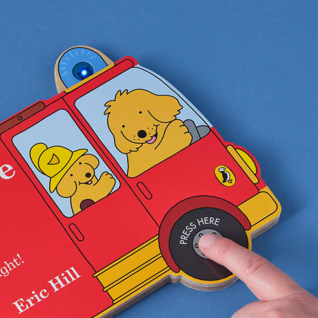 Spot's Fire Engine: Shaped Book with Siren and Flashing Light! - Retail Maharaj