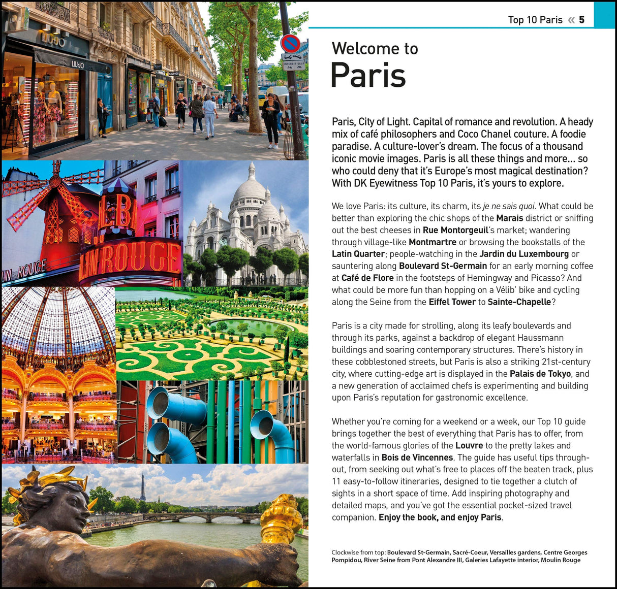 DK Eyewitness Top 10 Paris (Pocket Travel Guide)