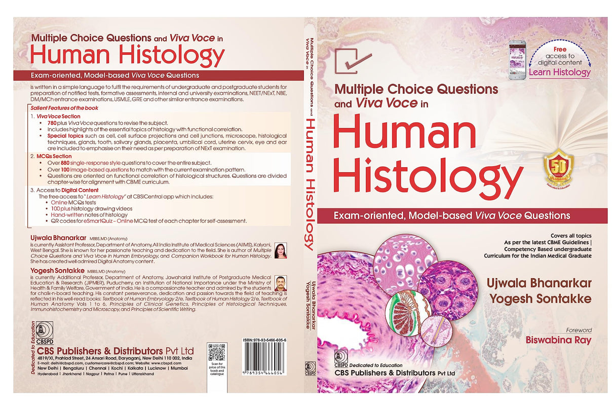 Multiple Choice Questions And Viva Voce In Human Histology (Pb 2024)