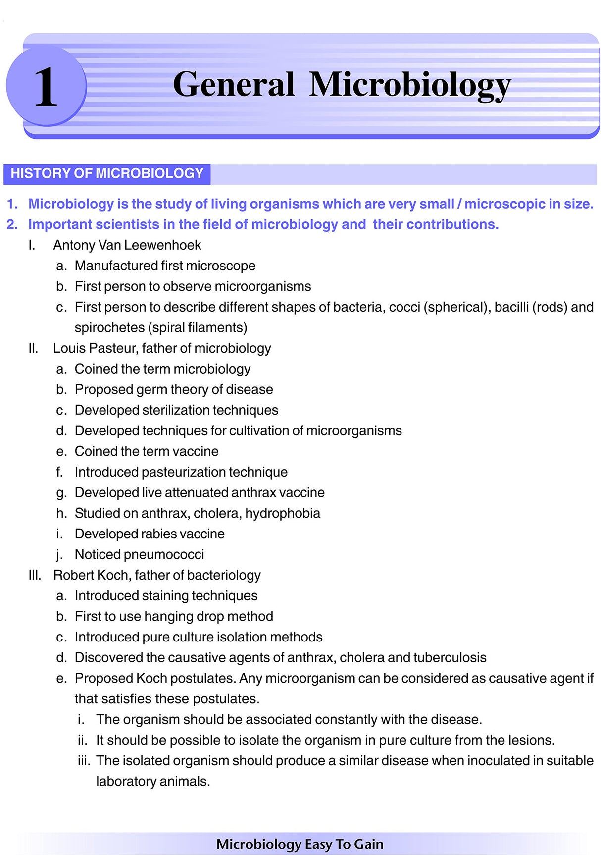 Microbiology Easy to Gain (Exam Oriented book), Jaya Chandra T - 1st, 2015.0